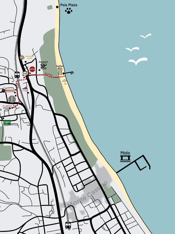 Apartment 700m Od Plazy Sopot
